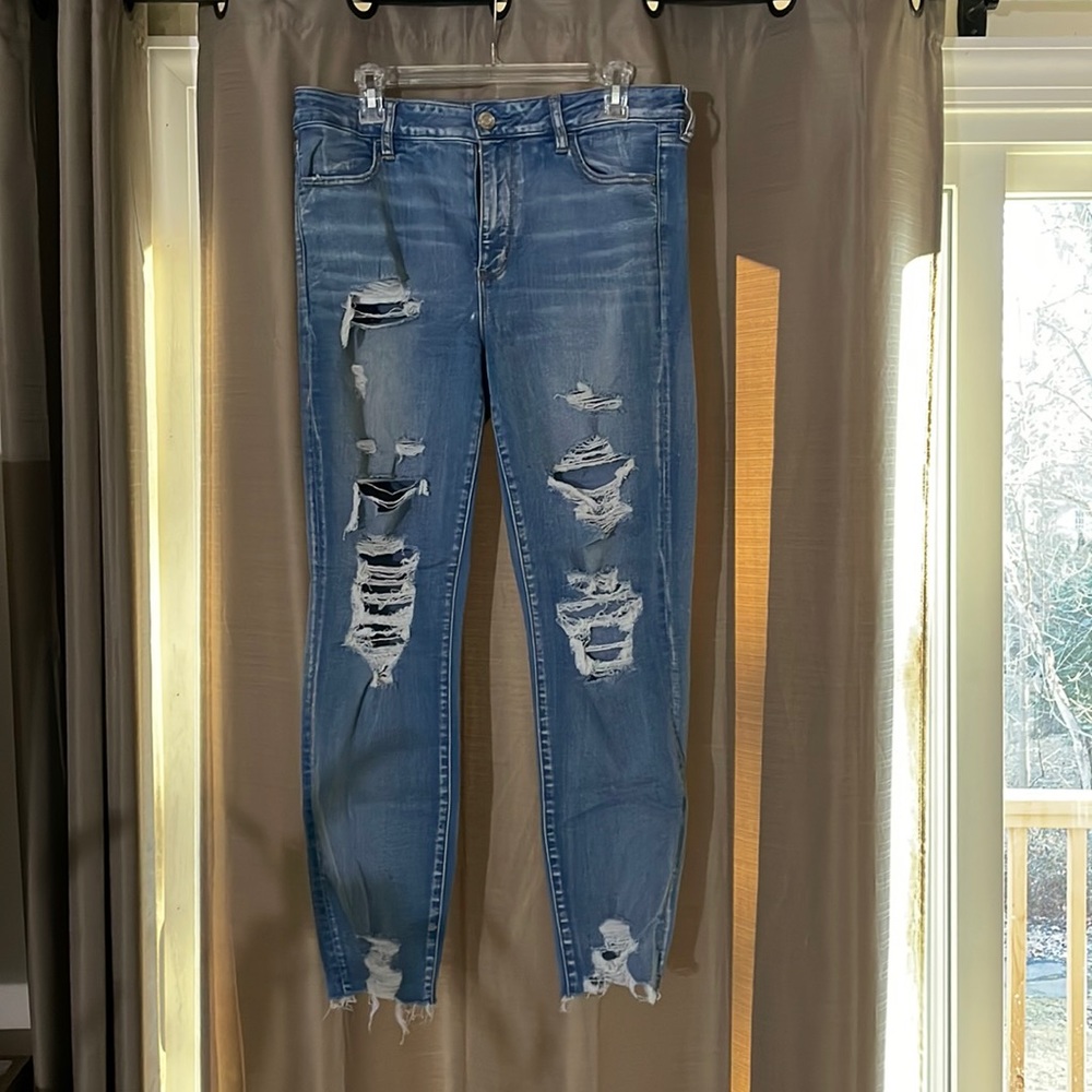 American Eagle superstretch high rise jegging 14 r